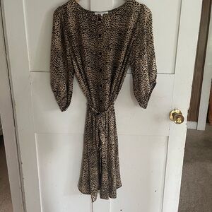 Emerson Fry Brown and Black Dolman Sleeve Sundress